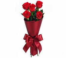 Букет 5 Красных роз Эдлесс Лав в Выселках