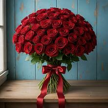 Букет Красные розы Блэк Меджик в Выселках