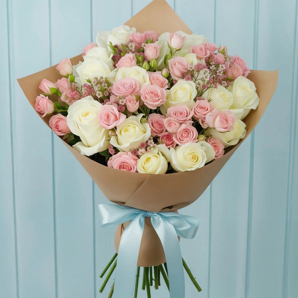 Букет цветов из: Розы в Выселках