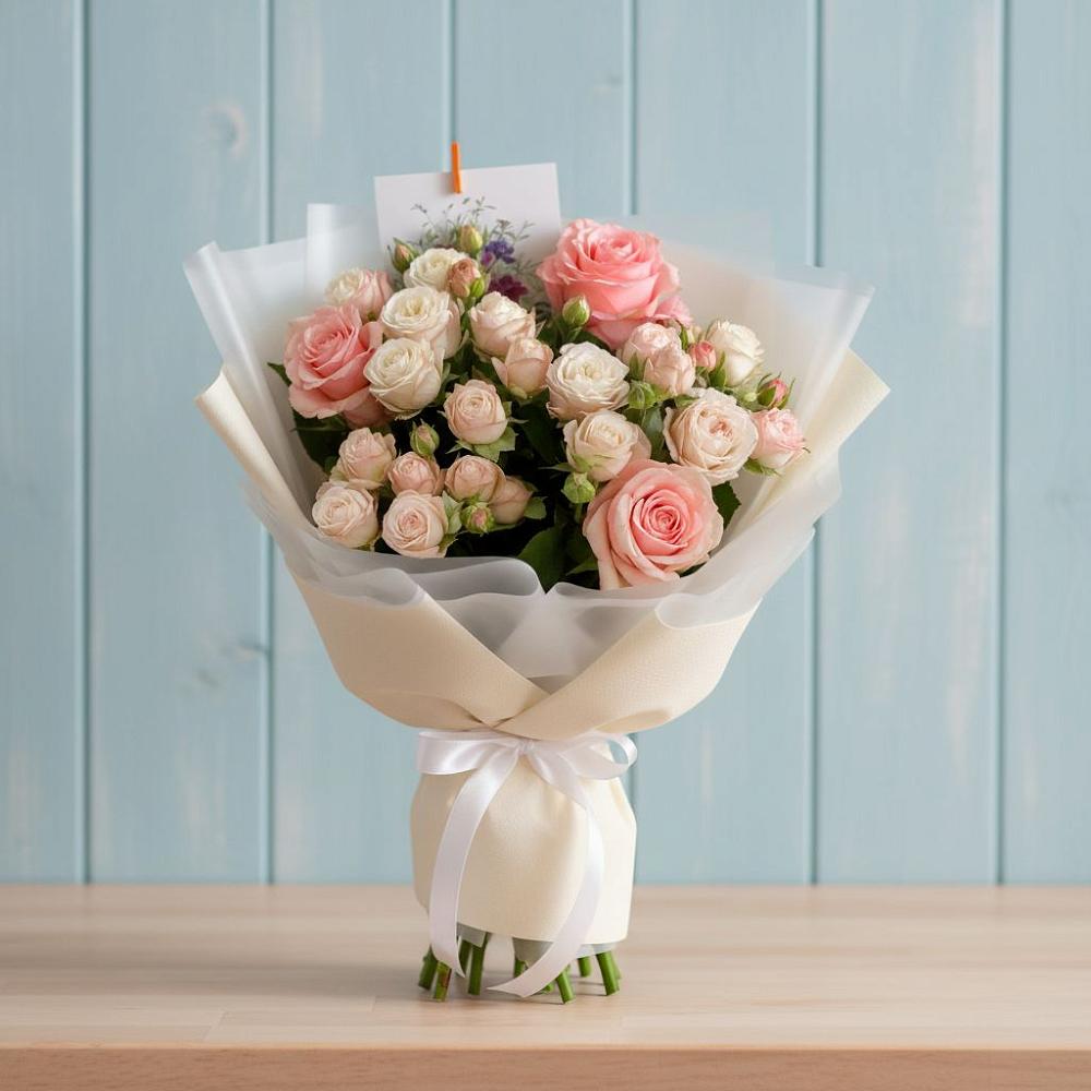 Букет цветов из: Розы в Выселках