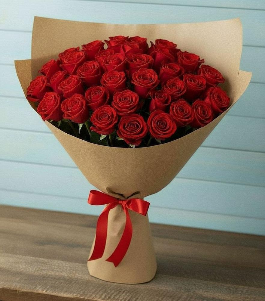 Букет Красные розы Милано в Выселках