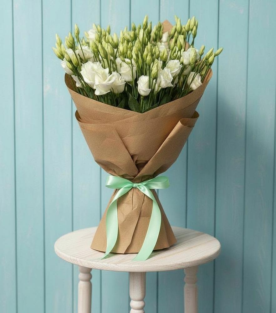 Букет цветов из: Лизиантусы в Выселках