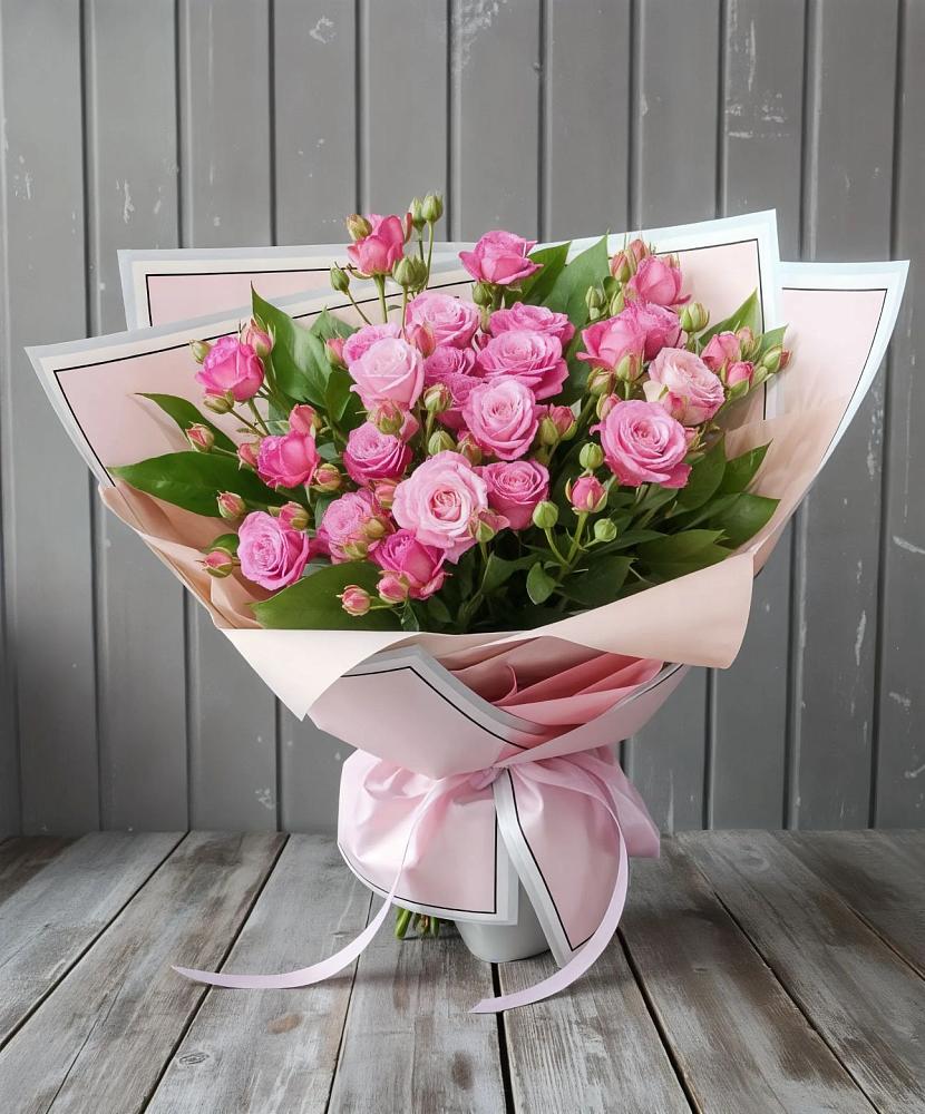 Букет Розовый кустик в Выселках