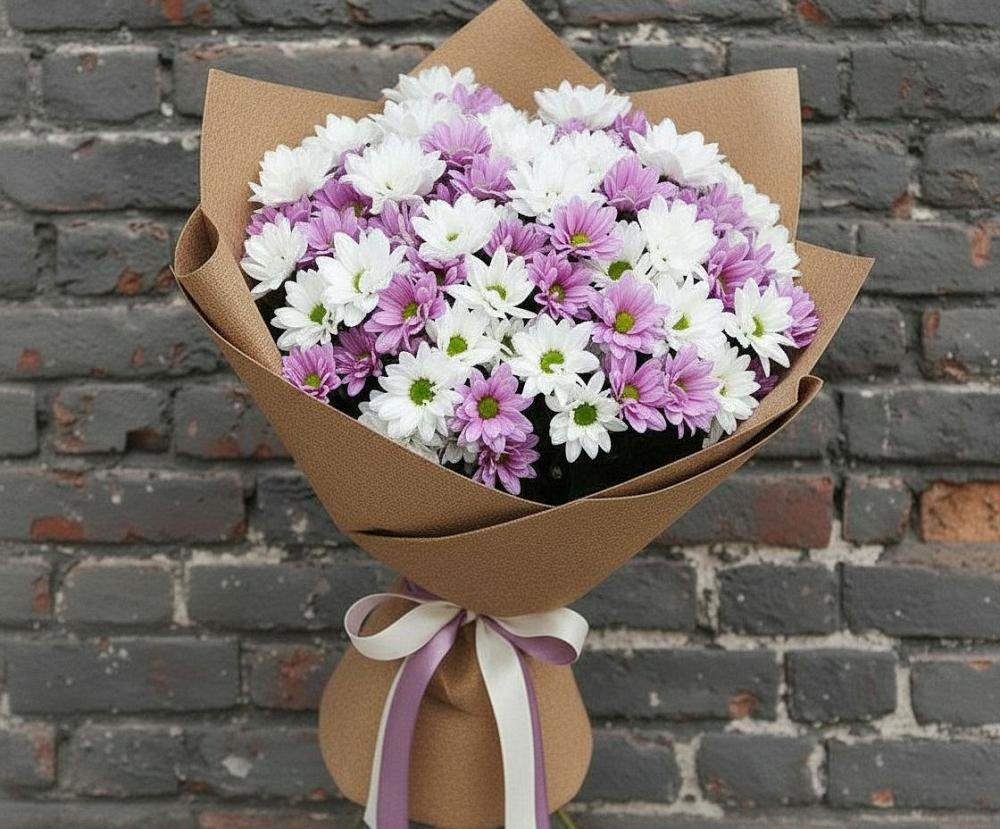 Букет цветов из: Хризантемы в Выселках