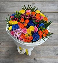 Букет цветов из:  Розы и Хризантемы в Выселках