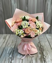 Букет цветов из:  Гвоздики, Розы и Хризантемы #REPLACE_PRED# Выселках