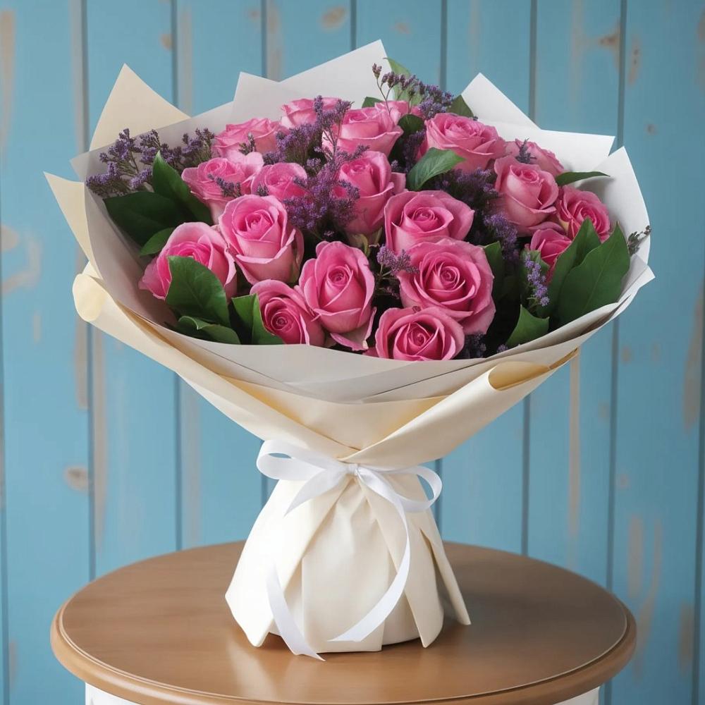 Букет цветов из: Розы в Выселках