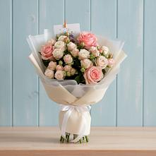 Букет цветов из:  Розы в Выселках